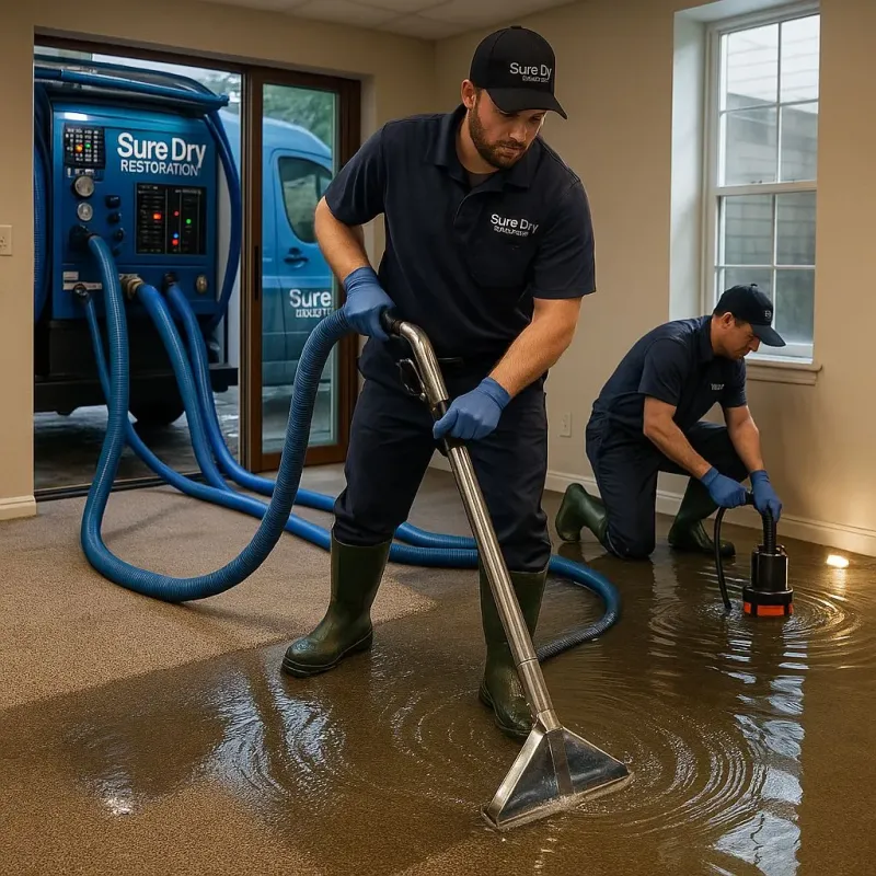 Water Extraction and Removal process in Saginaw, TX